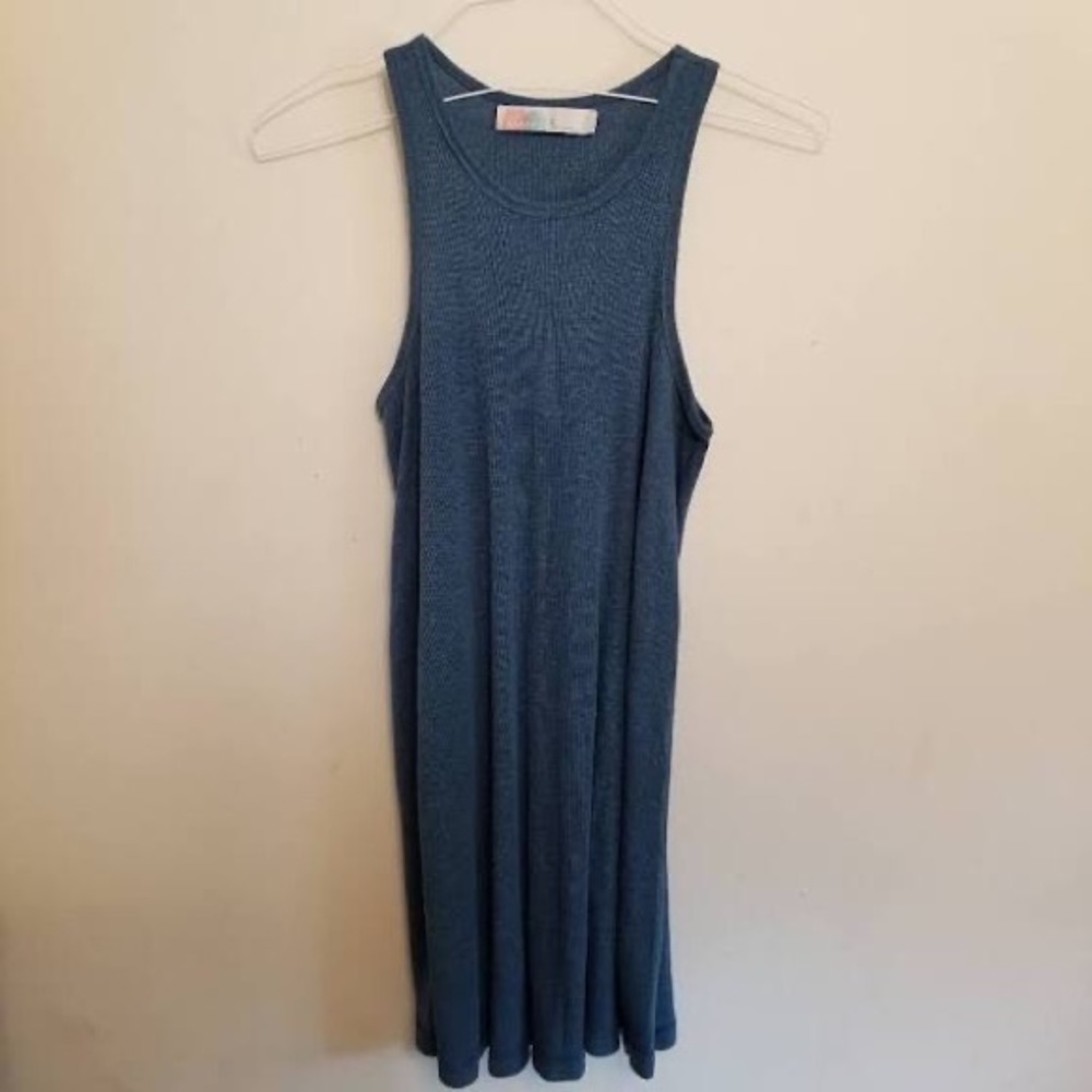 Free People beach teal dress